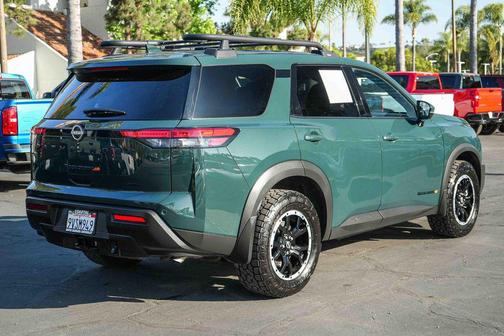 Obsidian Green Pearl 2025 Nissan Pathfinder Rock Creek 4WD
