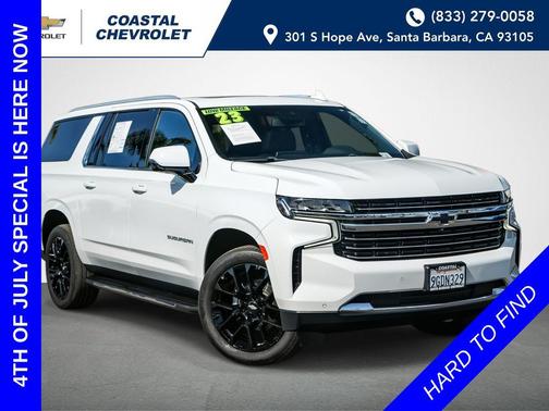 Summit White 2023 Chevrolet Suburban LT