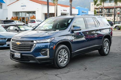 Northsky Blue Metallic 2023 Chevrolet Traverse LT Cloth