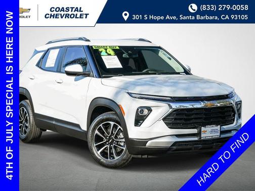 Summit White 2024 Chevrolet Trailblazer LT