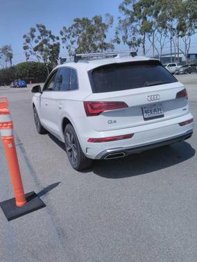 White 2023 Audi Q5 45 S line Premium Plus