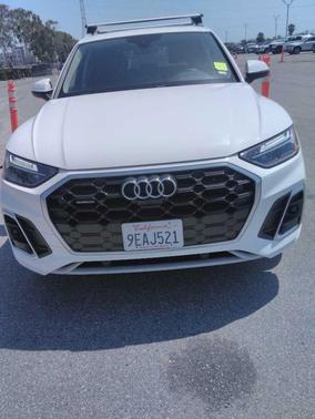 White 2023 Audi Q5 45 S line Premium Plus