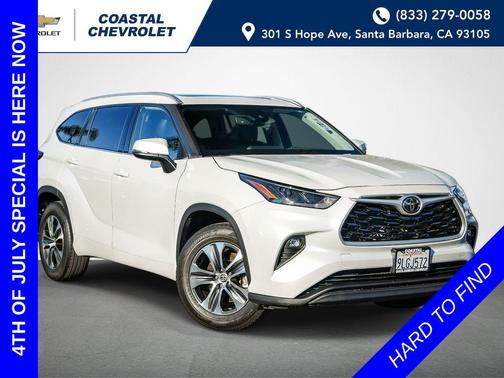 Wind Chill Pearl 2022 Toyota Highlander XLE