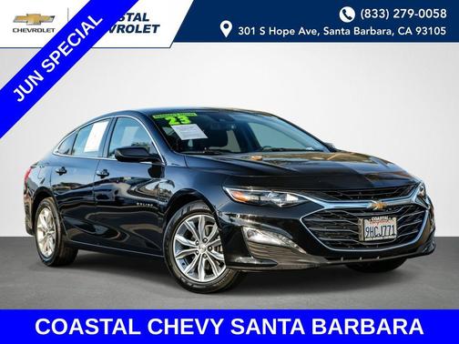 Mosaic Black Metallic 2023 Chevrolet Malibu FWD 1LT