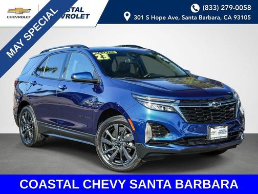 Blue Glow Metallic 2023 Chevrolet Equinox AWD RS
