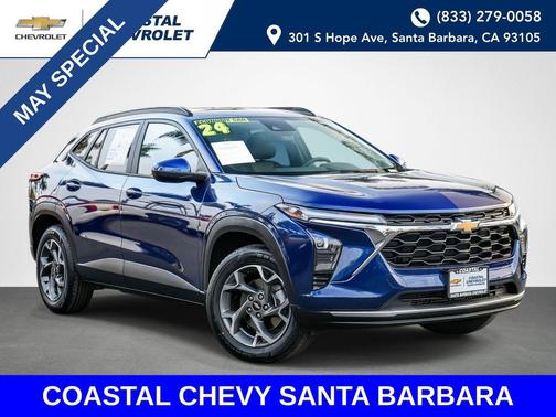 Blue Glow Metallic 2024 Chevrolet Trax LT