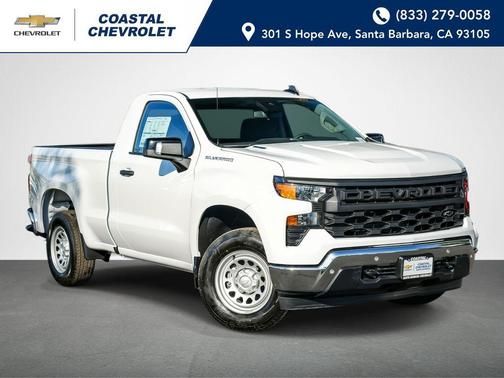 Summit White 2026 Chevrolet Silverado 1500 WT