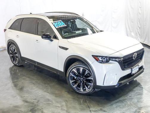 Rhodium White Premium 2024 Mazda CX-90 PHEV Premium Plus