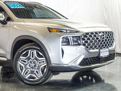 Shimmering Silver 2021 Hyundai SANTA FE Limited