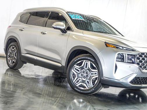 Shimmering Silver 2021 Hyundai SANTA FE Limited