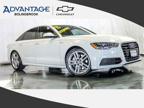White 2015 Audi A6 3.0T Prestige Quattro