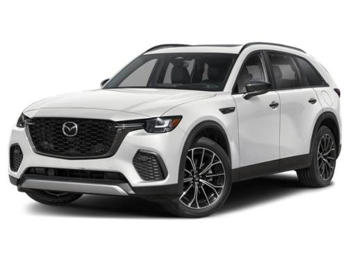 Rhodium White Premium 2025 Mazda CX-70 PHEV Premium Plus Package