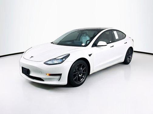 Pearl White Multi-Coat 2021 Tesla Model 3 Standard Range Plus