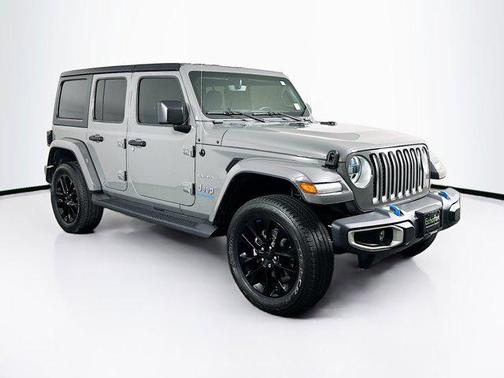 Sting-Gray Clearcoat 2023 Jeep Wrangler 4xe Sahara