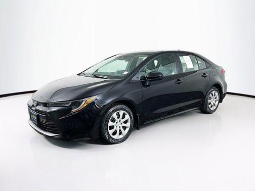 Midnight Black Metallic 2025 Toyota Corolla LE