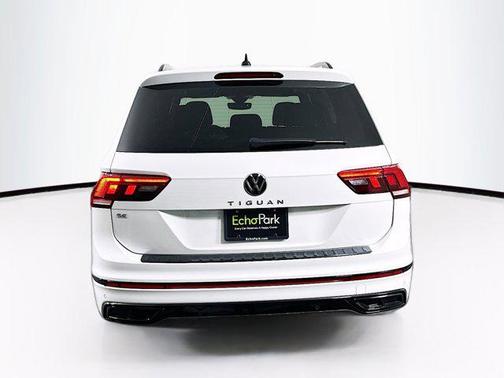 Opal White Pearl 2023 Volkswagen Tiguan 2.0T SE R-Line Black