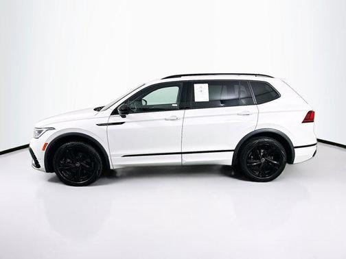 Opal White Pearl 2023 Volkswagen Tiguan 2.0T SE R-Line Black