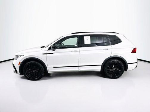 Opal White Pearl 2023 Volkswagen Tiguan 2.0T SE R-Line Black