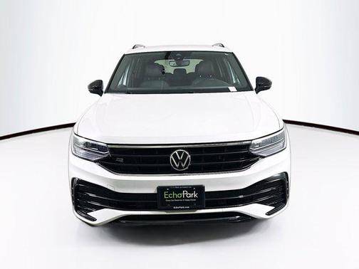 Opal White Pearl 2023 Volkswagen Tiguan 2.0T SE R-Line Black
