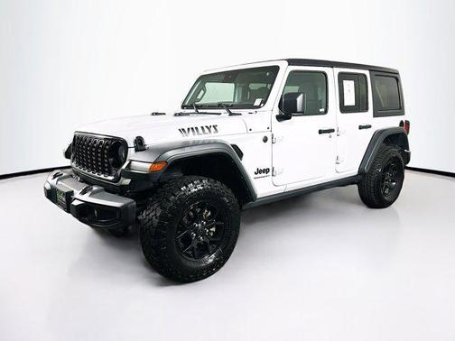 Bright White Clearcoat 2025 Jeep Wrangler Willys