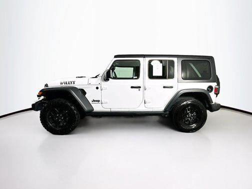 Bright White Clearcoat 2025 Jeep Wrangler Willys