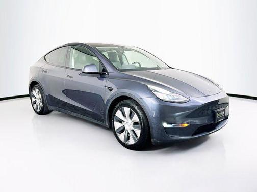 Gray 2021 Tesla Model Y Long Range