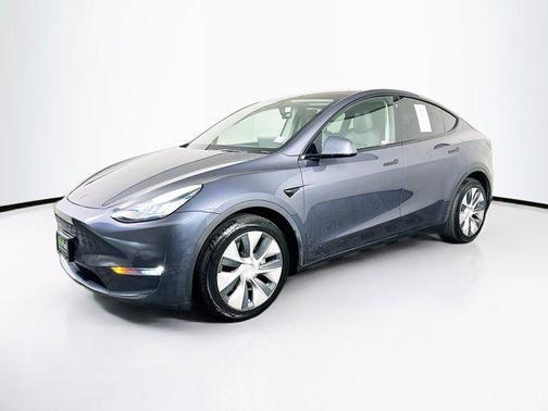Gray 2021 Tesla Model Y Long Range