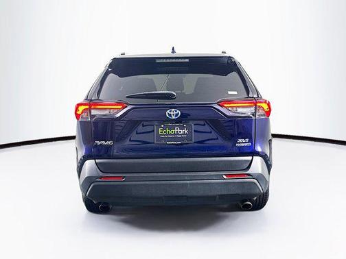 Blue 2020 Toyota RAV4 Hybrid XLE