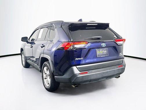 Blue 2020 Toyota RAV4 Hybrid XLE