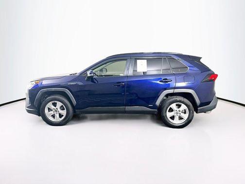 Blue 2020 Toyota RAV4 Hybrid XLE