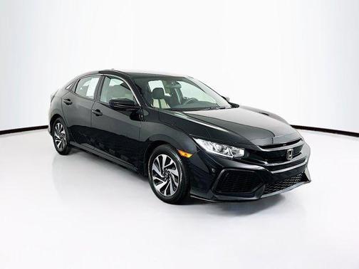 Black 2017 Honda Civic LX