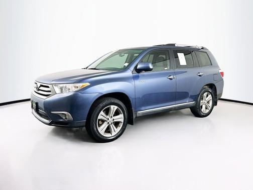 Blue 2013 Toyota Highlander Limited