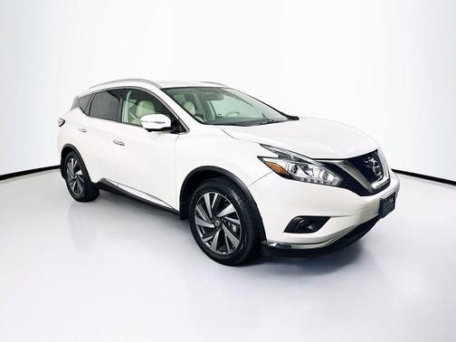 Pearl White 2015 Nissan Murano Platinum
