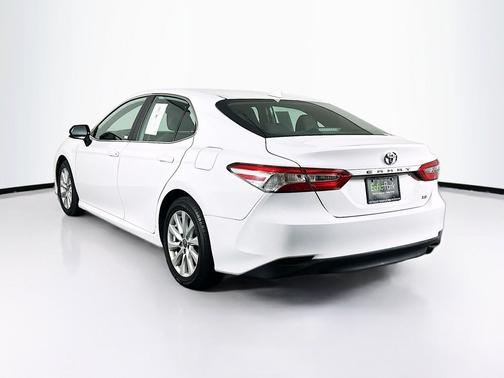 Super White 2019 Toyota Camry LE