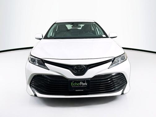 Super White 2019 Toyota Camry LE