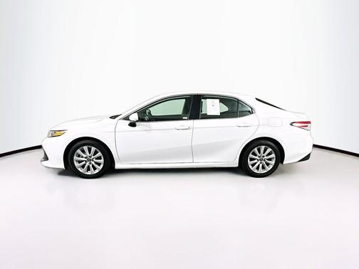 Super White 2019 Toyota Camry LE