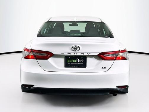 Super White 2019 Toyota Camry LE