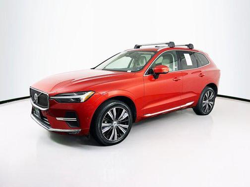 Fusion Red Metallic 2023 Volvo XC60 Plus Bright Theme