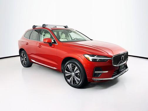 Fusion Red Metallic 2023 Volvo XC60 Plus Bright Theme