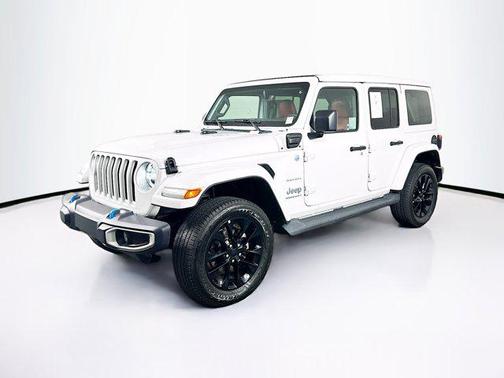Bright White Clearcoat 2023 Jeep Wrangler 4xe Sahara