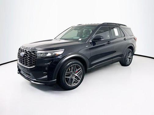 Agate Black Metallic 2025 Ford Explorer ST-Line
