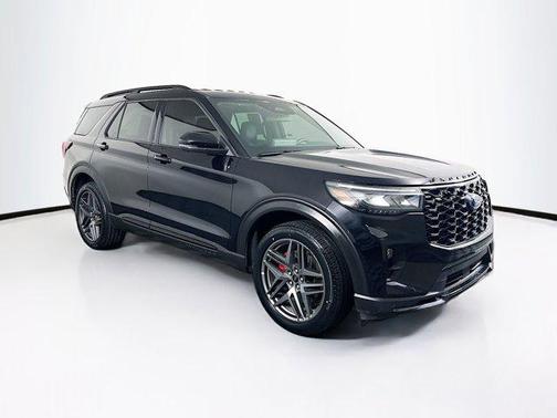 Agate Black Metallic 2025 Ford Explorer ST-Line