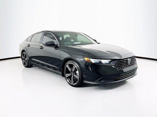 Crystal Black Pearl 2025 Honda Accord Hybrid Sport