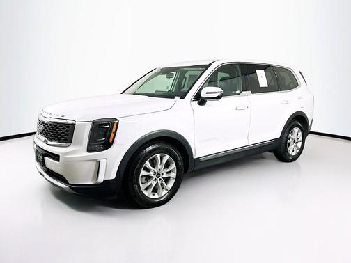 Glacial White Pearl 2021 Kia Telluride LX