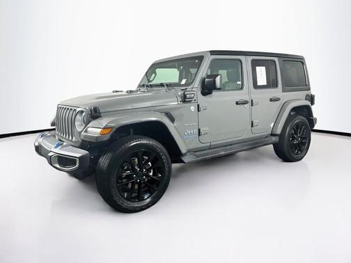 Sting-Gray Clearcoat 2023 Jeep Wrangler 4xe Sahara