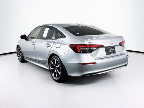 Solar Silver Metallic 2025 Honda Civic Hybrid Sport Touring