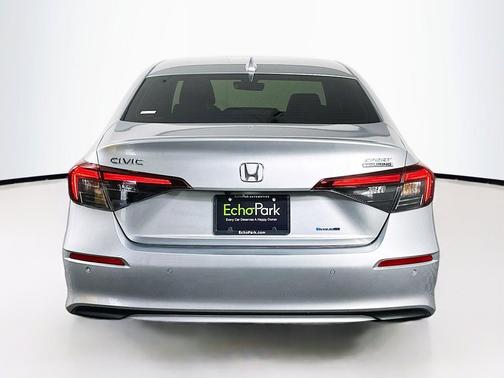 Solar Silver Metallic 2025 Honda Civic Hybrid Sport Touring