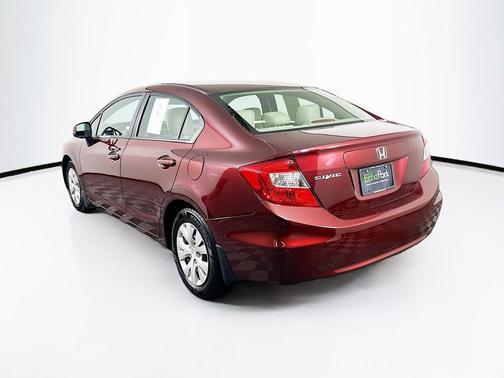 Red 2012 Honda Civic LX