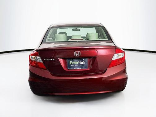 Red 2012 Honda Civic LX