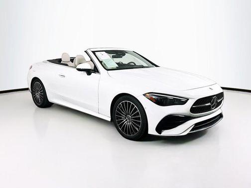 Polar White 2024 Mercedes-Benz CLE 300 4MATIC Cabriolet